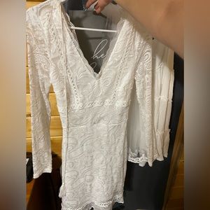 Small white short dress